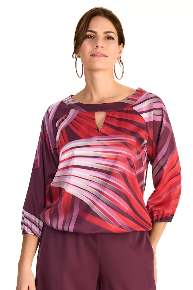 HERMANN LANGE Collection Shirtbluse mit floralem Print
