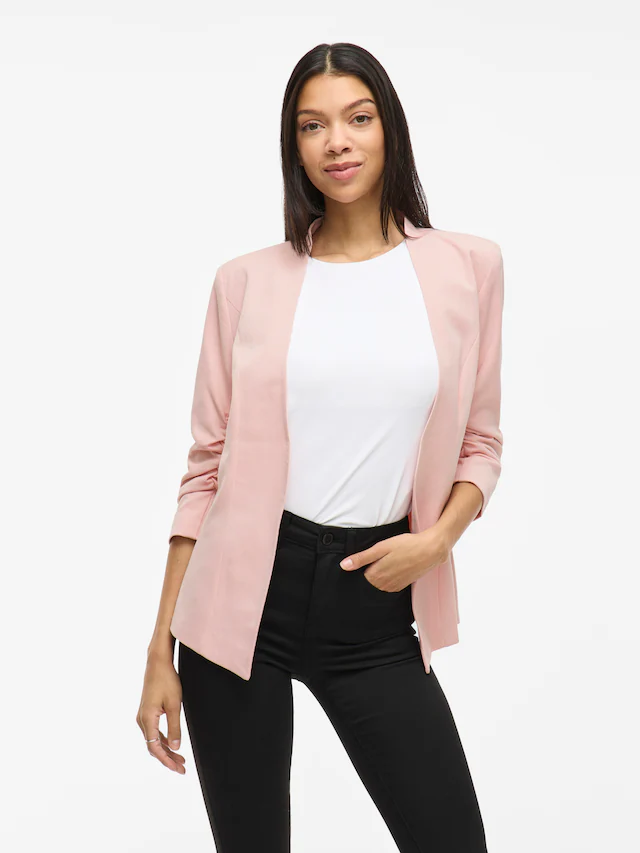 Vila Kurzblazer »VIHER NEW 3/4 BLAZER -NOOS« Materialmix, regular fit