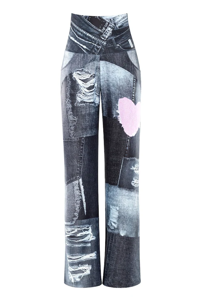 Winshape Culotte »Functional Comfort Culottes CUL101C« mit Patchwork-Print