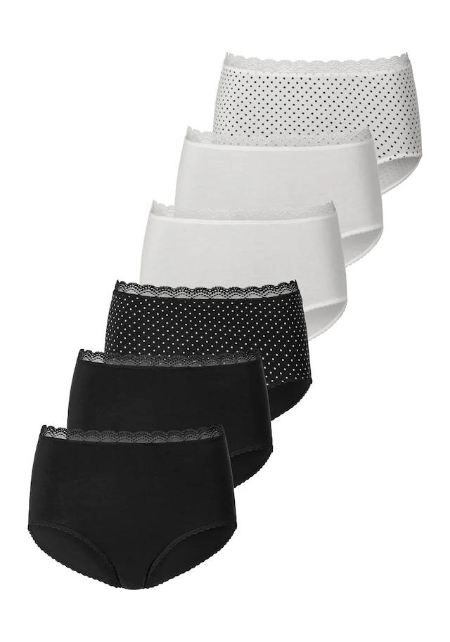 Vivance Taillenslip Packung, 6 Stk. angenehm elastische Qualität