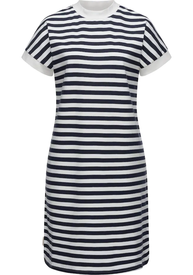 Ragwear Shirtkleid »Katchi Stripes« Ohne Taschen Lässiges gestreiftes Damen Sommerkleid