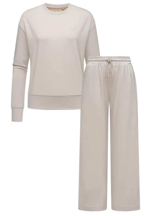 Ragwear Sweater »Set Delje«, 2 Stk. Damen Set aus weiter Hose und Pullovern