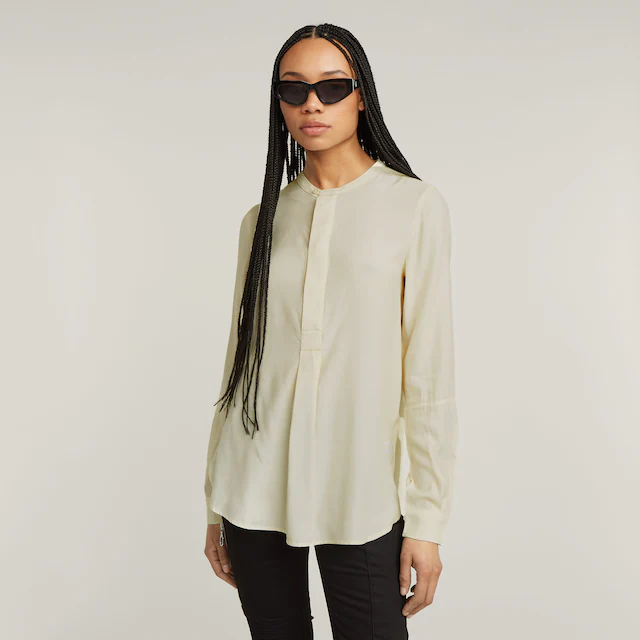 G-STAR Langarmbluse »Half Placket Top ls wmn« mit verdeckter Knopfleiste