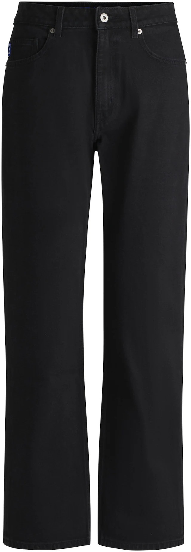 HUGO Straight-Jeans »Elyah« Straight Fit Jeans mit hoher Leibhöhe, Tall Länge 36