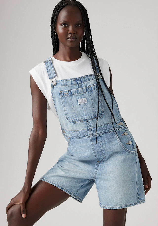 Levi's® Latzhose »UTILITY SHORTALL« Sommerhose im Five-Pocket Style