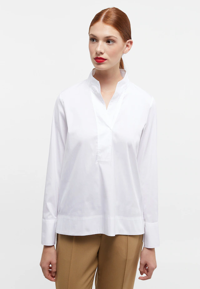 Eterna Longbluse »LOOSE FIT« EASY IRON (bügelleicht)