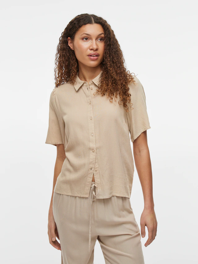 Vila Kurzarmbluse »VIPRICIL S/S NEW SHIRT - NOOS«