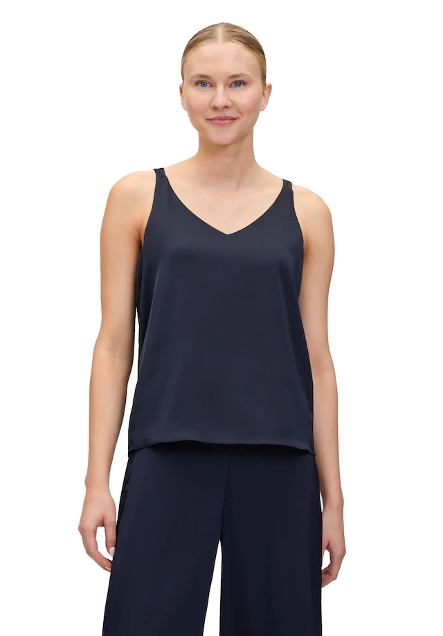 Vera Mont Satinbluse »Damen mit V-Ausschnitt«