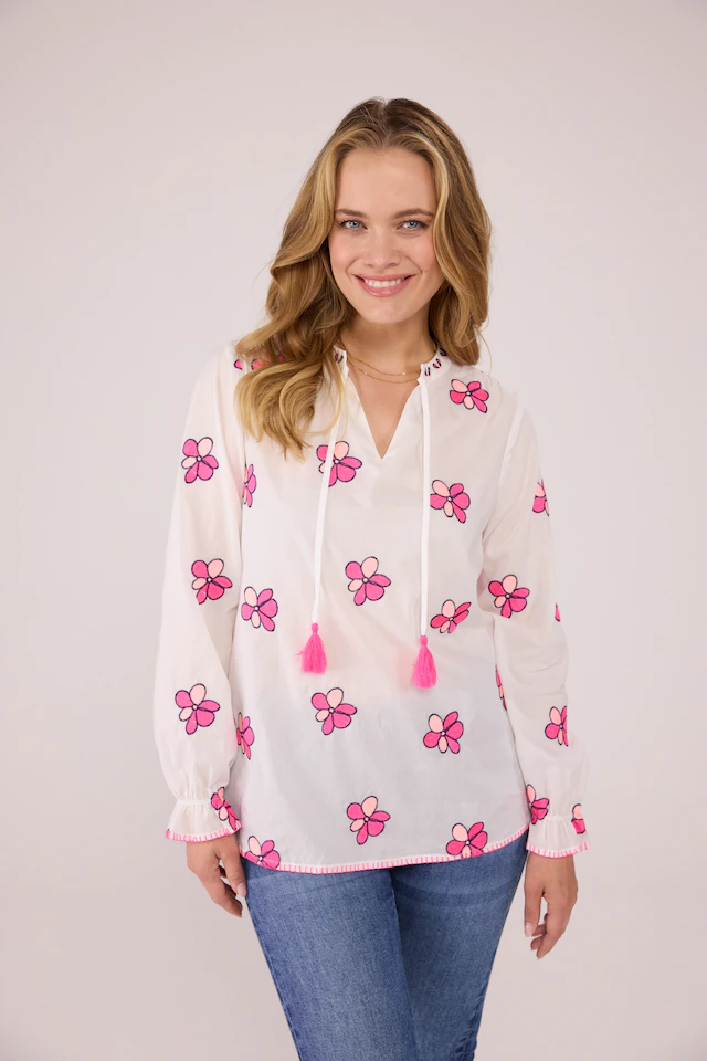Lieblingsstück Schlupfbluse »RianaL« mit blumigem allover Print