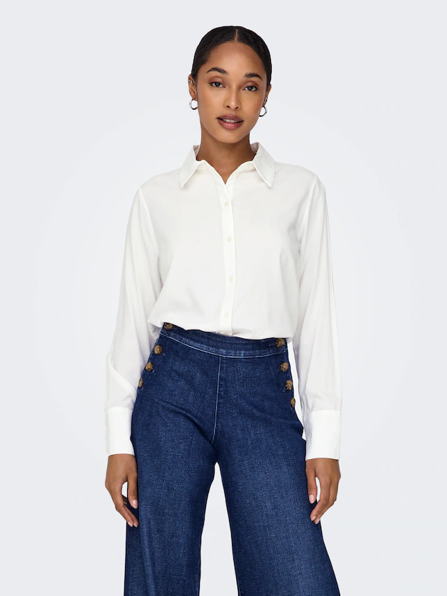 ONLY Hemdbluse »ONLBERIT LIFE L/S SHIRT WVN«