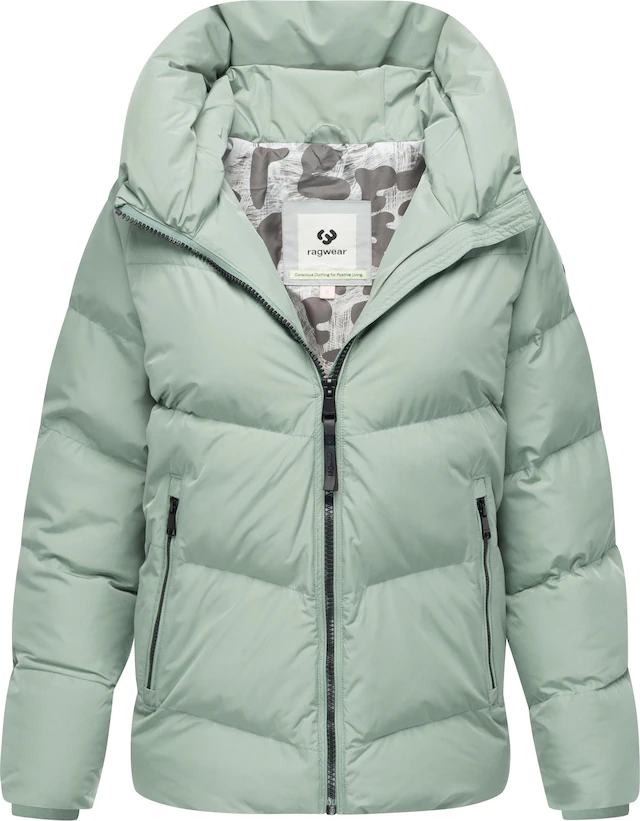 Ragwear Steppjacke »Cessi« mit Kapuze Wasserdichte Damen Winterjacke mit großer Kapuze