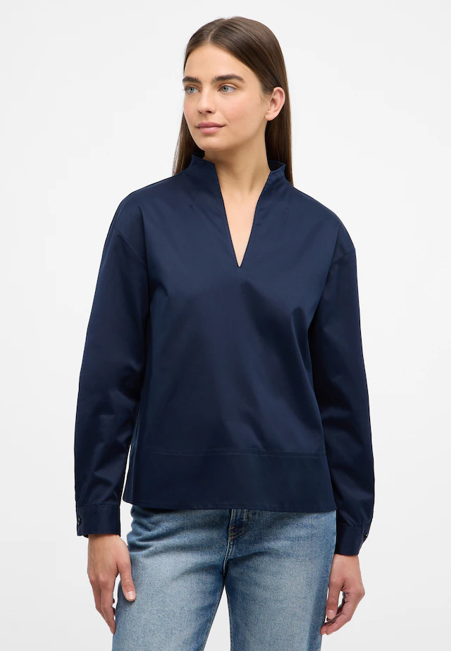Eterna Longbluse »OVERSIZE FIT« EASY IRON (bügelleicht)