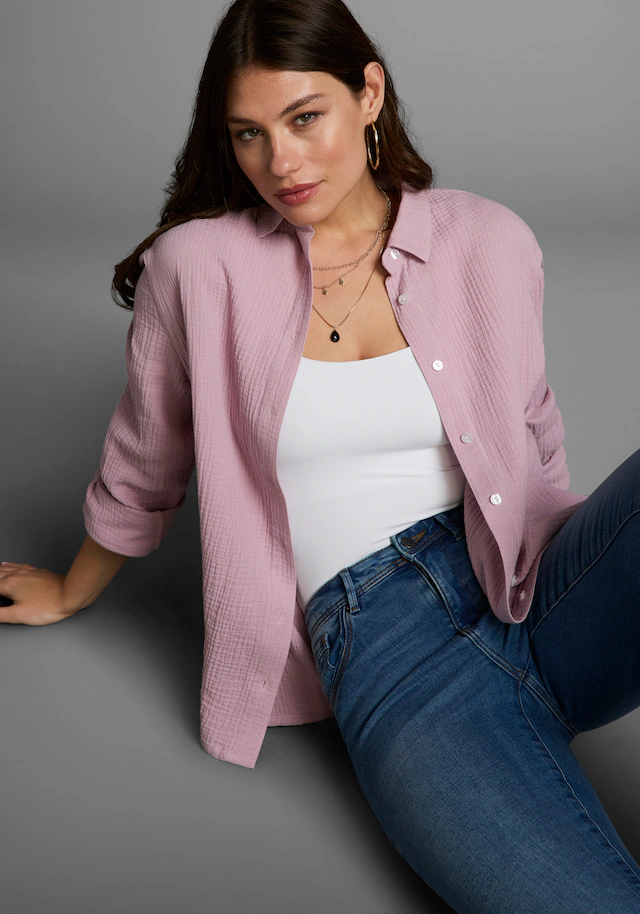 Laura Scott Longbluse in Musselin-Qualität