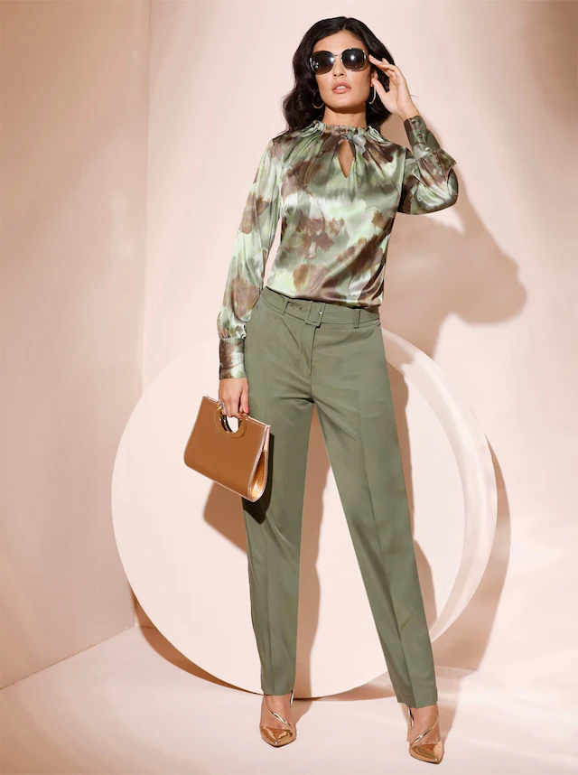 creation L Satinbluse