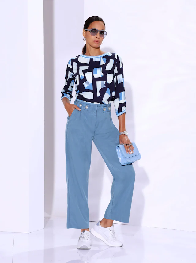 creation L Druckbluse