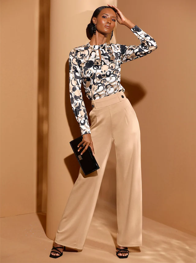 creation L Satinbluse