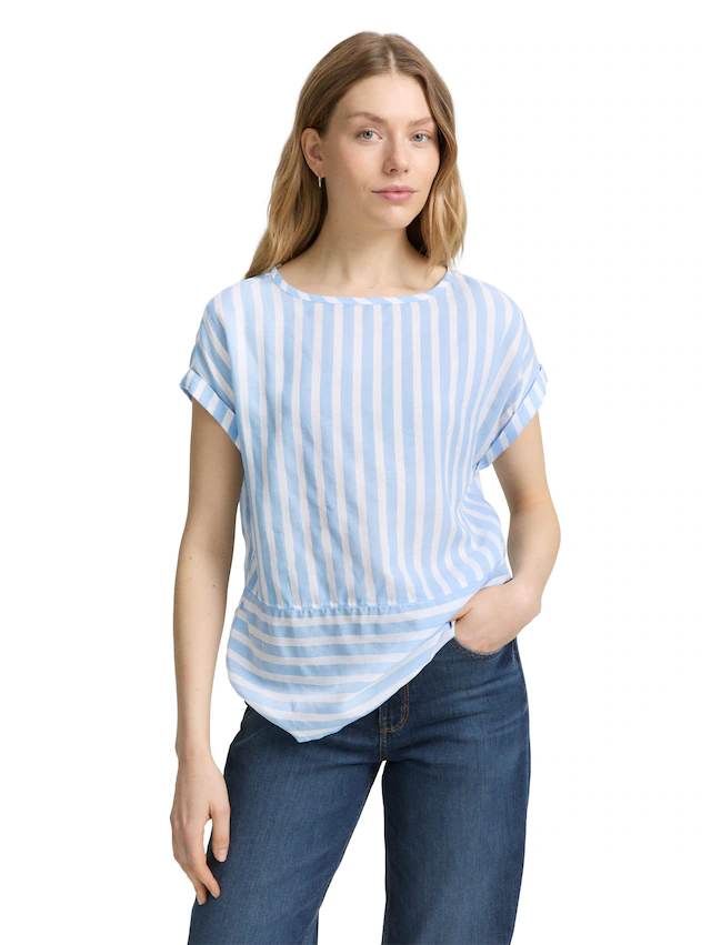 TOM TAILOR Shirtbluse mit Streifen Muster