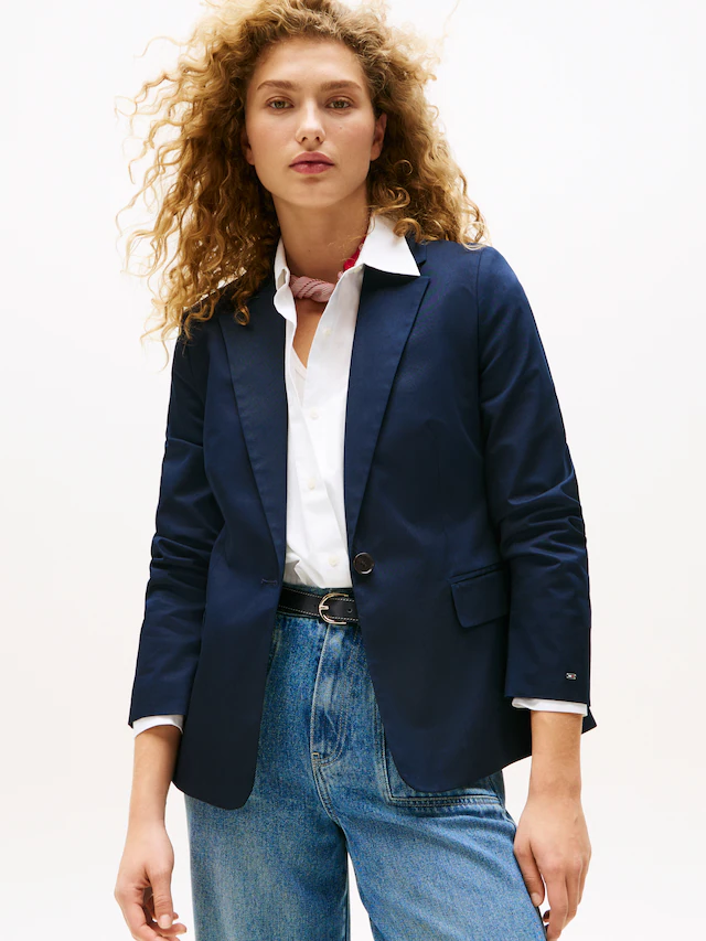 Tommy Hilfiger Kurzblazer »COTTON SLIM BLAZER«
