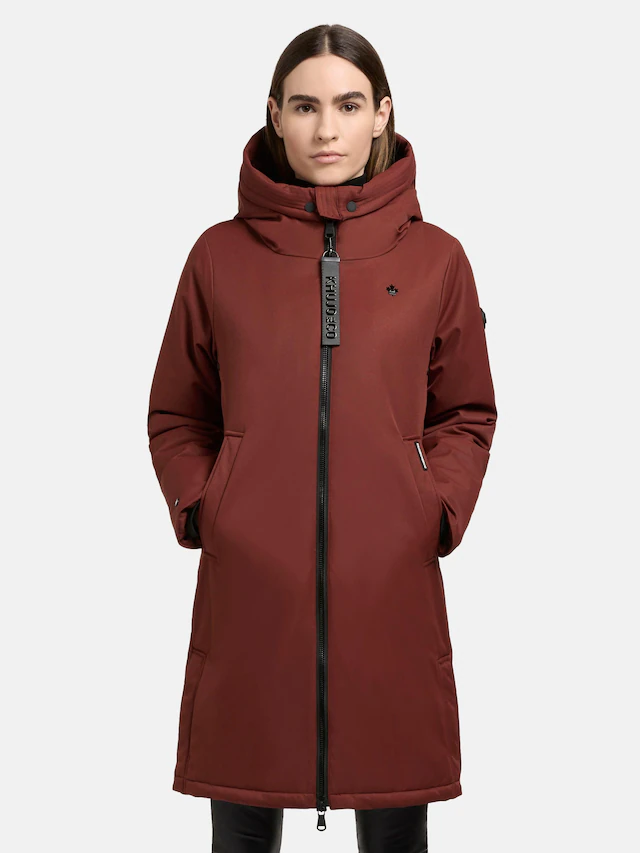khujo Kurzmantel »Yaak3-YM« urbaner Damen Parka mit gestepptem Innenfutter