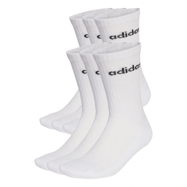 adidas Sportswear Sportsocken »LINEAR GEPOLSTERTE CREW IM 6ER-PACK« 6 Paar tlg.