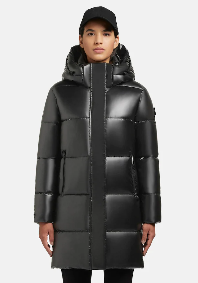 khujo Steppmantel »Haya Shiny-YM« Wasserdichter gesteppter Damen Winter Kurzmantel