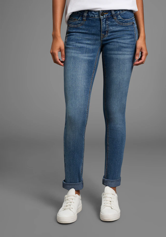 Arizona Comfort-fit-Jeans »mit Keileinsätzen« niedrige Leibhöhe