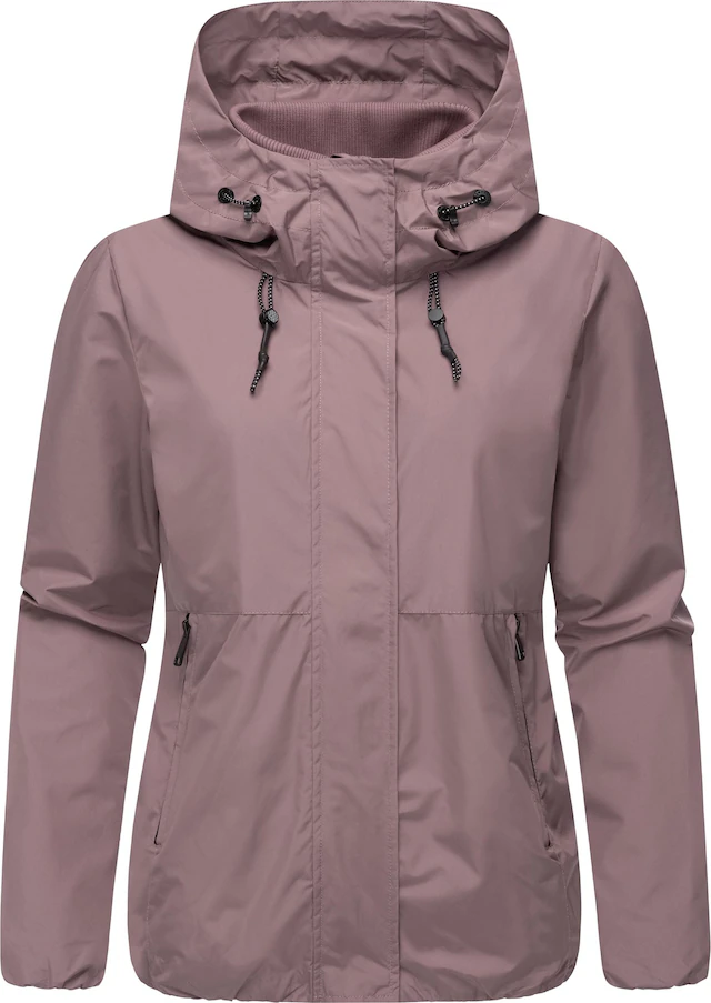 Ragwear Outdoorjacke »Sunniva Light« mit Kapuze Wasserdichte und atmungsaktive Damen Übergangsjacke