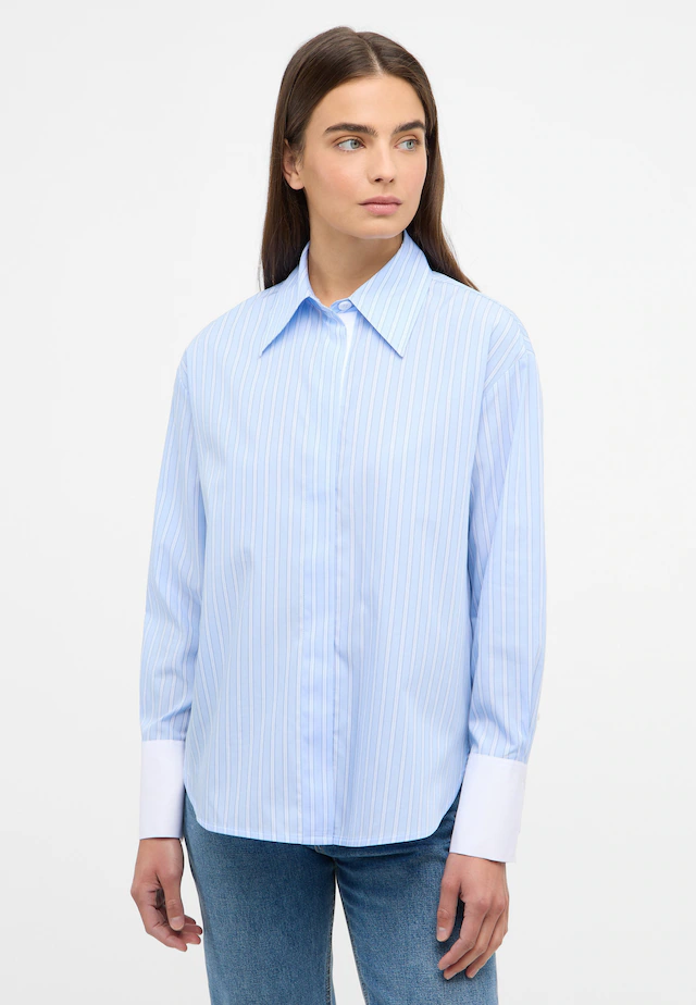 Eterna Hemdbluse »OVERSIZE FIT« EASY IRON (bügelleicht)