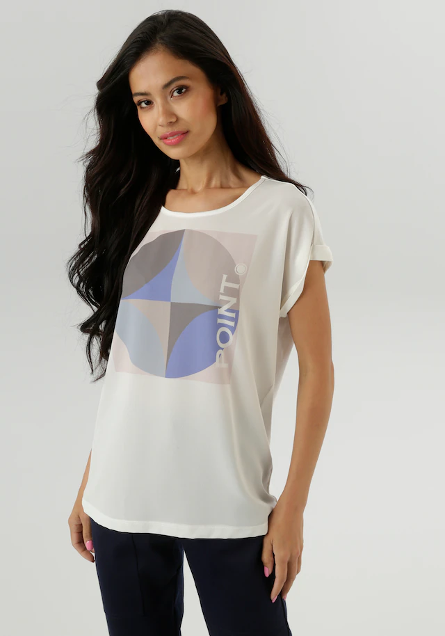 Aniston SELECTED Shirtbluse im Materialmix