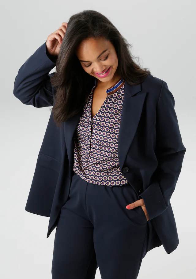 Aniston PLUS Jerseyblazer aus super bequemer elastischer Qualität