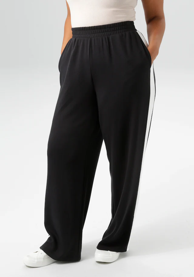 Aniston PLUS Sweathose aus super weichen, elastischen Jersey-Qualität