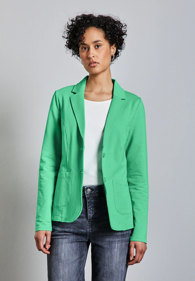 STREET ONE Sweatblazer mit aufgenähten Taschen
