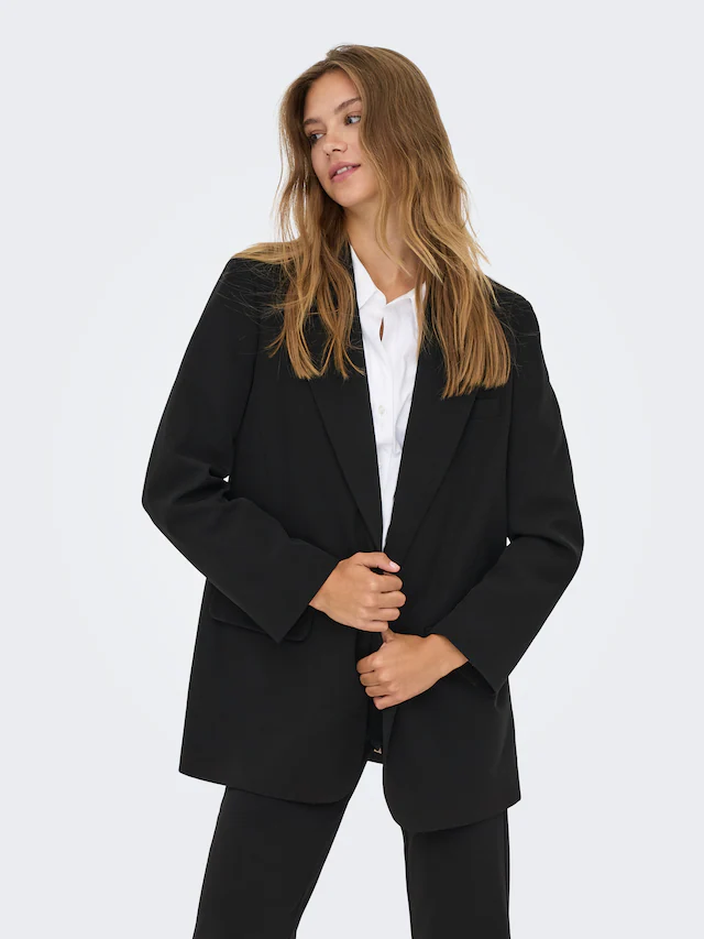 ONLY Longblazer »ONLLANA-BERRY L/S REG BLAZER TLR CS« Materialmix, regular fit