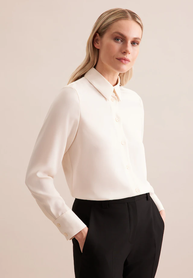 seidensticker Hemdbluse »Schwarze Rose« 1/1 Kragen Uni