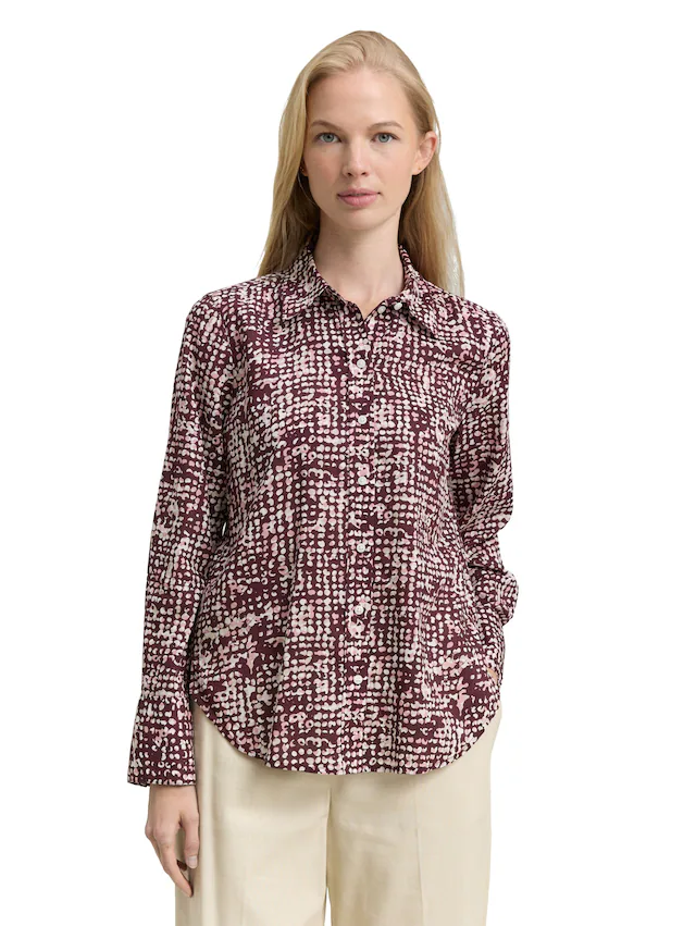 TOM TAILOR Hemdbluse mit Muster