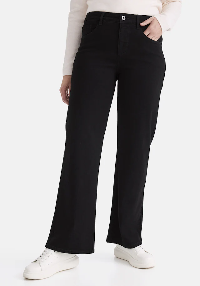 STOOKER WOMEN Weite Jeans »Mary Stretch Wide leg fit« Wide Leg Fit Casual Clean Wash Jersey für Damen