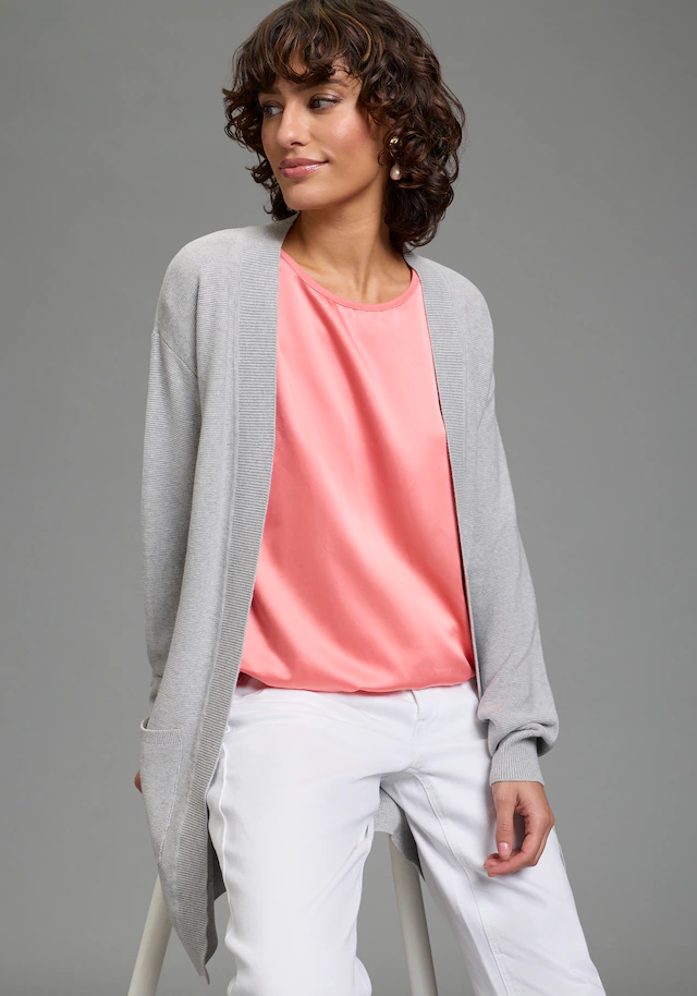 Laura Scott Strickjacke leichte Übergangsjacke mit Taschen