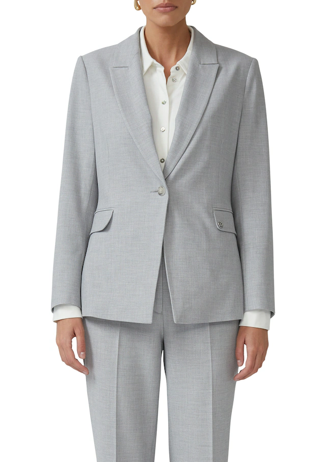 s.Oliver BLACK LABEL Jackenblazer mit Logo Detail