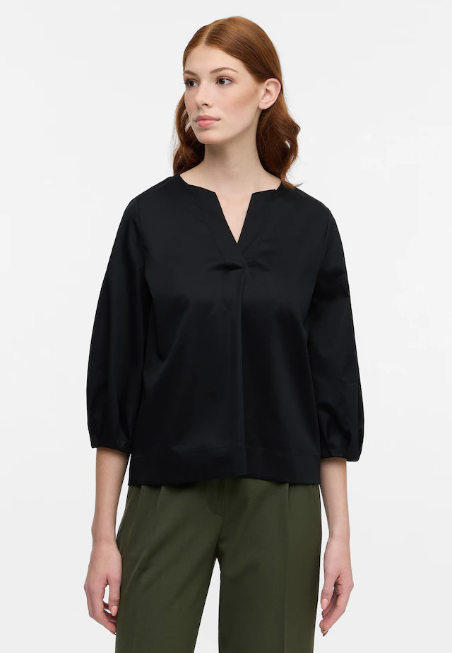 Eterna Longbluse »LOOSE FIT« EASY IRON (bügelleicht)