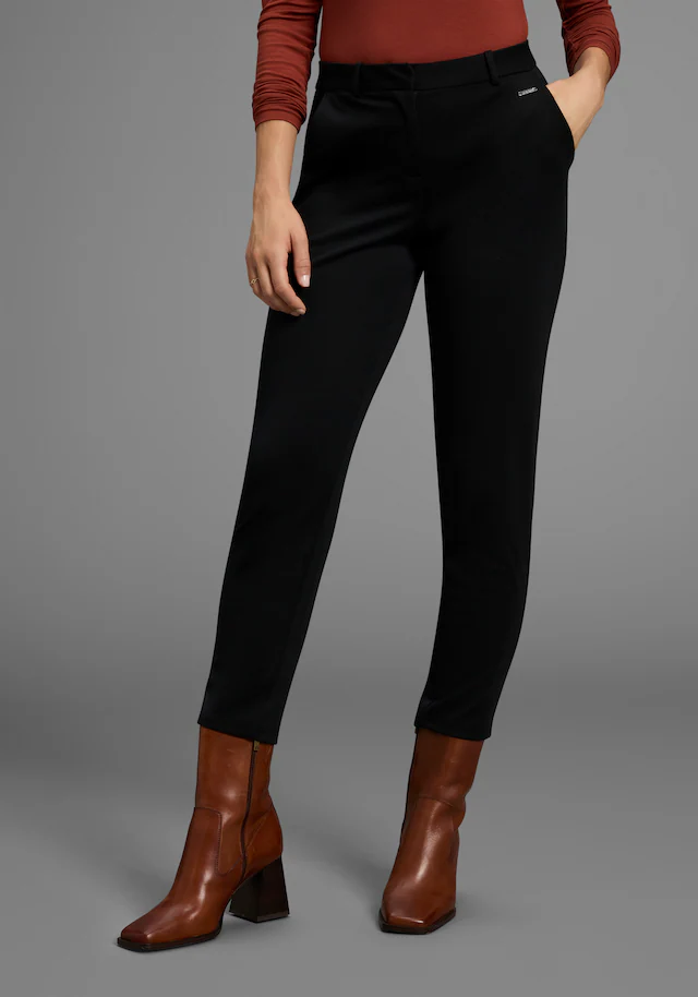 Laura Scott Stretch-Hose aus bequemem Stoff mit figurbetonender Form