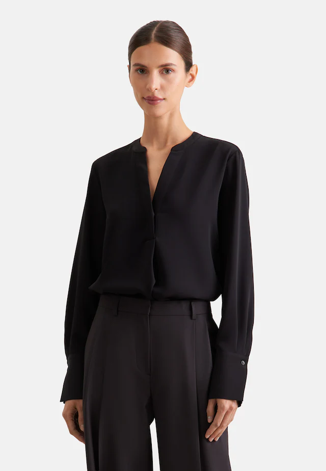 seidensticker Klassische Bluse »Schwarze Rose« Tunika Uni