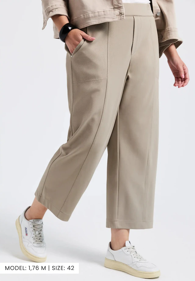 STREET ONE 7/8-Hose mit Taschen und Gummizug