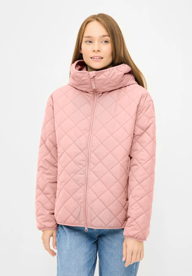 Derbe Steppjacke »Quiltby Short« mit Kapuze Wasserabweisend, Kapuze, 2-Wege Reisßverschluss