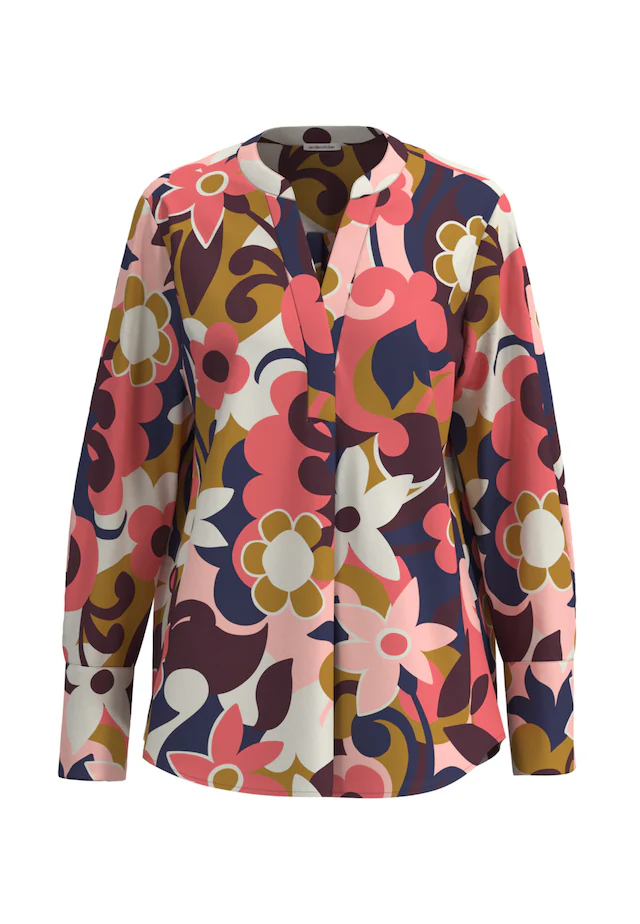 seidensticker Klassische Bluse »Schwarze Rose« Tunika Floral