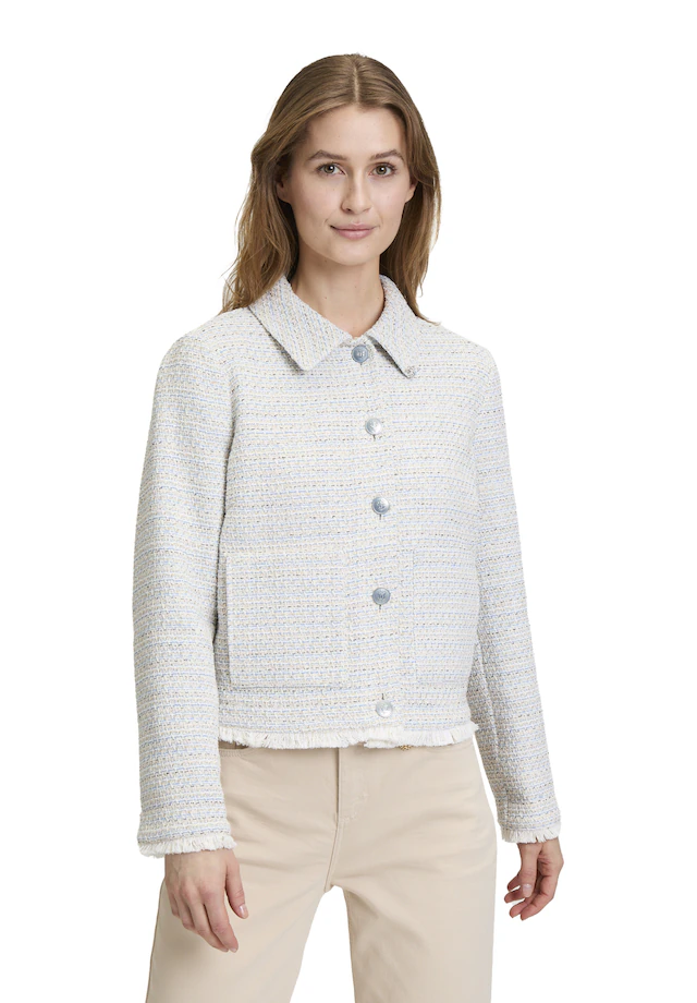 Cartoon Jackenblazer »Damen mit Fransen« Material
