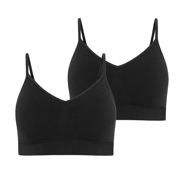 Jockey Bralette »Seamfree Stretch« 2er Pack,Ohne Seitennähte, Breites Unterbrustband, V-Ausschnitt