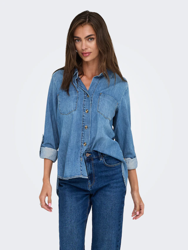 ONLY Jeansbluse »ONLYASMIN SHIRT L/S DNM AKM NOOS«