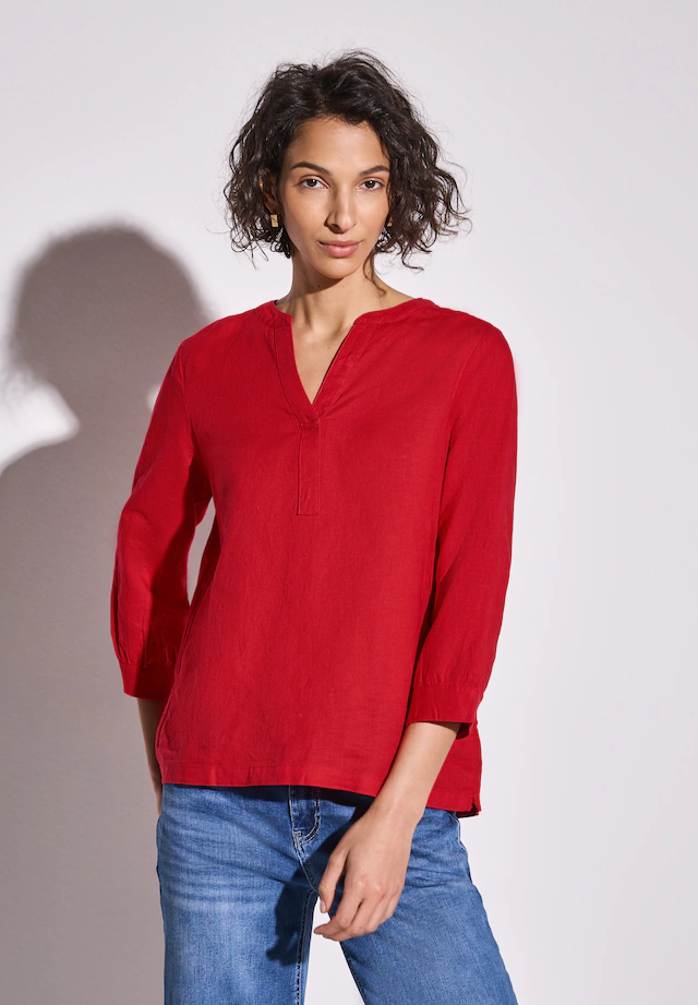 STREET ONE Klassische Bluse mit 3/4 Ärmeln
