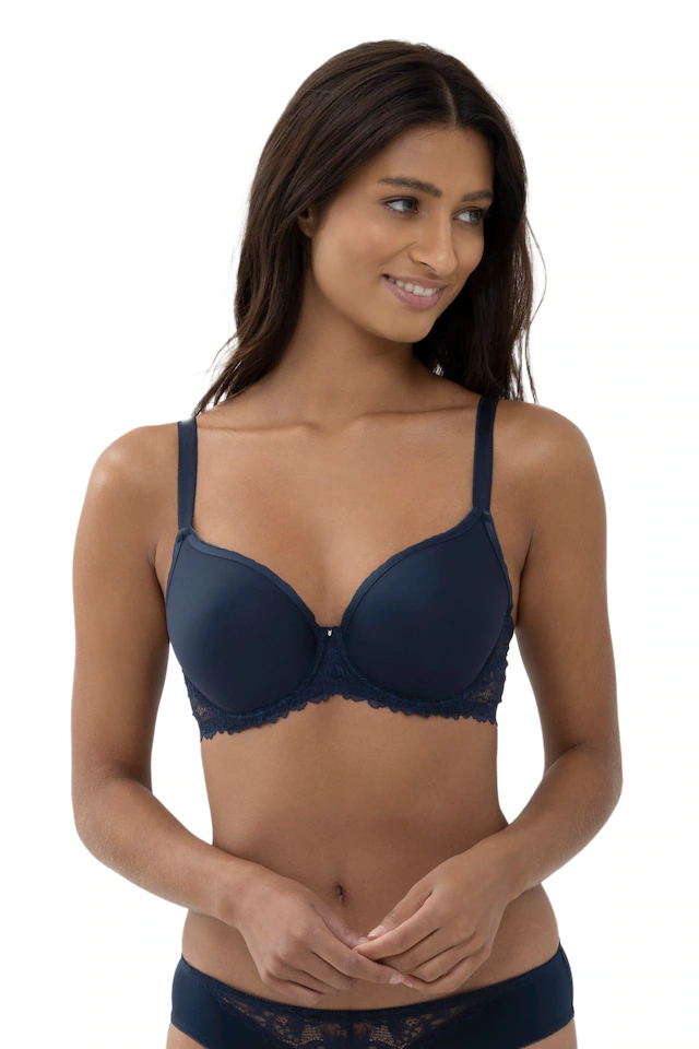 Mey Bügel-BH »Luxurious« Zweifarbige Spitze, Zierträger verstellbar, Full-Cup