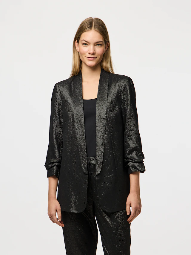 pieces Longblazer »PCBOSELLA 3/4 GLITTER BLAZER NOOS«